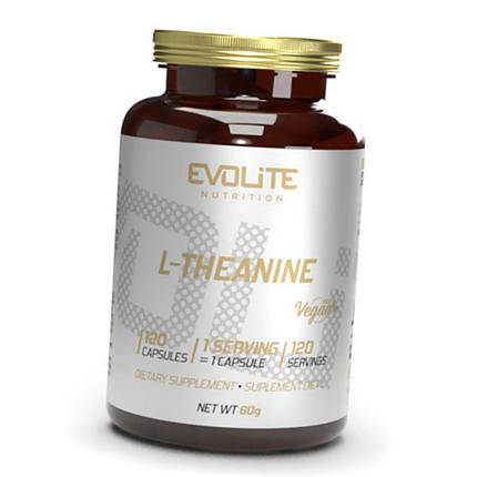 Теанін Evolite Nutrition L-Theanine 120 капсул, фото 1