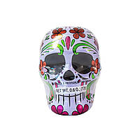 Череп 3-D графіка з цукерками на Хеллоуїн білий Halloween Skull Tin with Smarties White 17г