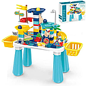 Дитячий ігровий багатофункціональний столик з конструктором 222 В - 73  на 111 деталей, фото 9