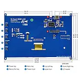 Екран Waveshare 10.1" 1024x600 LCD IPS Resistive TS HDMI для PI 3/PI 4/ (WAV-11870), фото 4