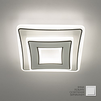 Світильник світлодіодний LUMINARIA FOCOS 40W S200 ON/OFF 4000 Лм 200х200х50 мм CHROME/WHITE 220V IP20