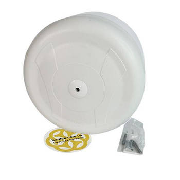 Пластиковий тримач для туалетного паперу MAXI з бічним витягуванням, білий Afacan Plastik