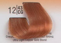 Краска для волос SpaMaster Болгария-Франция Профессиональная краска для волос 100 МЛ 12/43CG Спеціальний світлий рудий блонд SPA Cream Color Професійний барвник для волосся