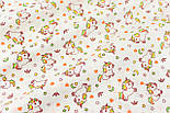 Лоскуток. Ситець 100% хб "Маленькі єдинороги" на білому тлі No с-0161, 0.99-95 см, фото 4