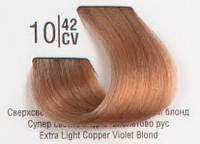 Краска для волос SpaMaster Болгария-Франция Профессиональная краска для волос 100 МЛ 10/42CV Надсвітлий мідний перламутровий блонд SPA Cream Color Професійний барвник для волосся