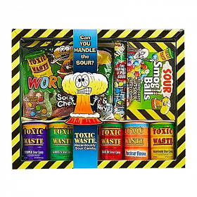 Подарунковий набір кислих цукерок Toxic Waste Gift Set 641g