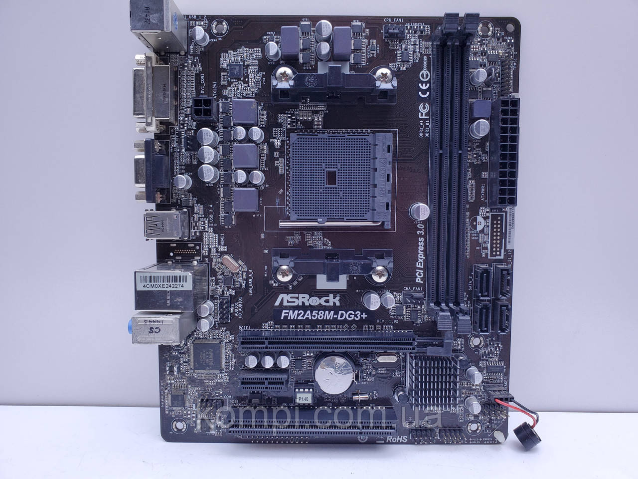 Материнська плата FM2 ASRock FM2A58M-DG3+ (Socket FM2+,DDR3,б/у)