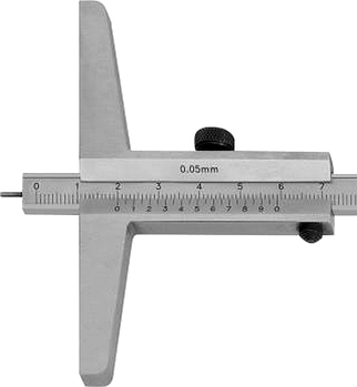 Штангенглибиномір з тонким наконечником 0-80 мм / 0.05 Format (Німеччина)