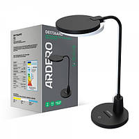 Настольная LED лампа, настольный светодиодный светильник Ardero DE1736ARD 9W 550Lm черный