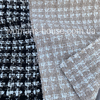 Костюмна тканина Шанель твід 390 г/м2 150 см