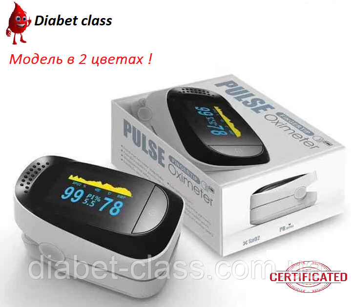 Портативний пульсоксиметр на палець IMDK Medical A2 Original OLED із сертифікатом без батарейок