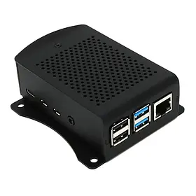 Корпус для Raspberry Pi 4 VESA алюмінійовий чорний (104094)