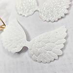 Патчі "Крила" білі, 65×43 мм, фото 3