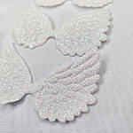 Патчі "Крила" білі, 65×43 мм, фото 2