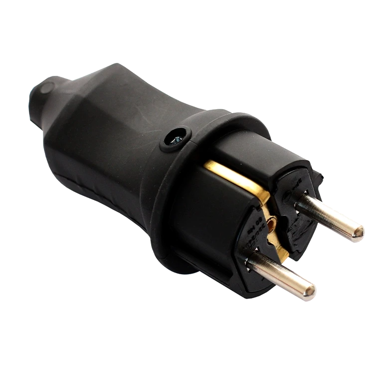 ERKA 4001 Вилка 16А с/к прямая (каучук) (ID#2002296070), цена: 47 ...