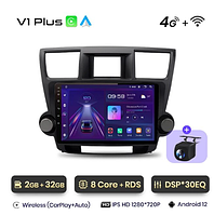 Junsun 4G Android магнитола для Toyota Highlander 2007-2013 2ГБ ОЗУ +32 + 4G