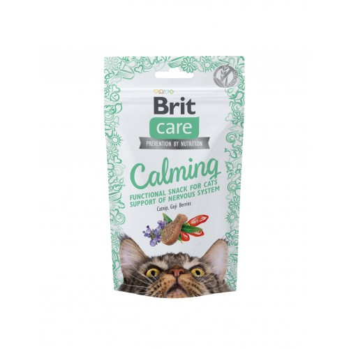 Функціональні ласощі для котів Brit Care (Бріт Кеа) Cat Snack Calming з куркою 50 г, фото 1