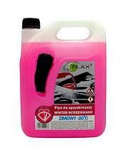 Омивач скла зимовий -20*C з лійкою - PLAX Winter Screenwash 5,0 л. жуйка рожевий (PWS2)