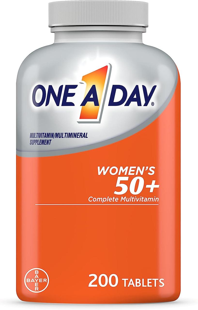 Вітамінний комплекс для жінок 50+ Bayer One A Day Women's 50+ Multiv Мультивітаміни мультимінерали B09KFLWSXX, фото 1