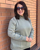 Жіночий гольф-светр в'язаний (з 52 по 62 розмір)