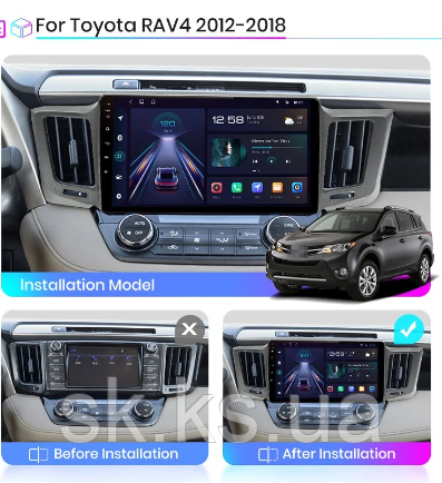 Junsun 4G Android магнітола для Toyota RAV4 wifi 2013-2019