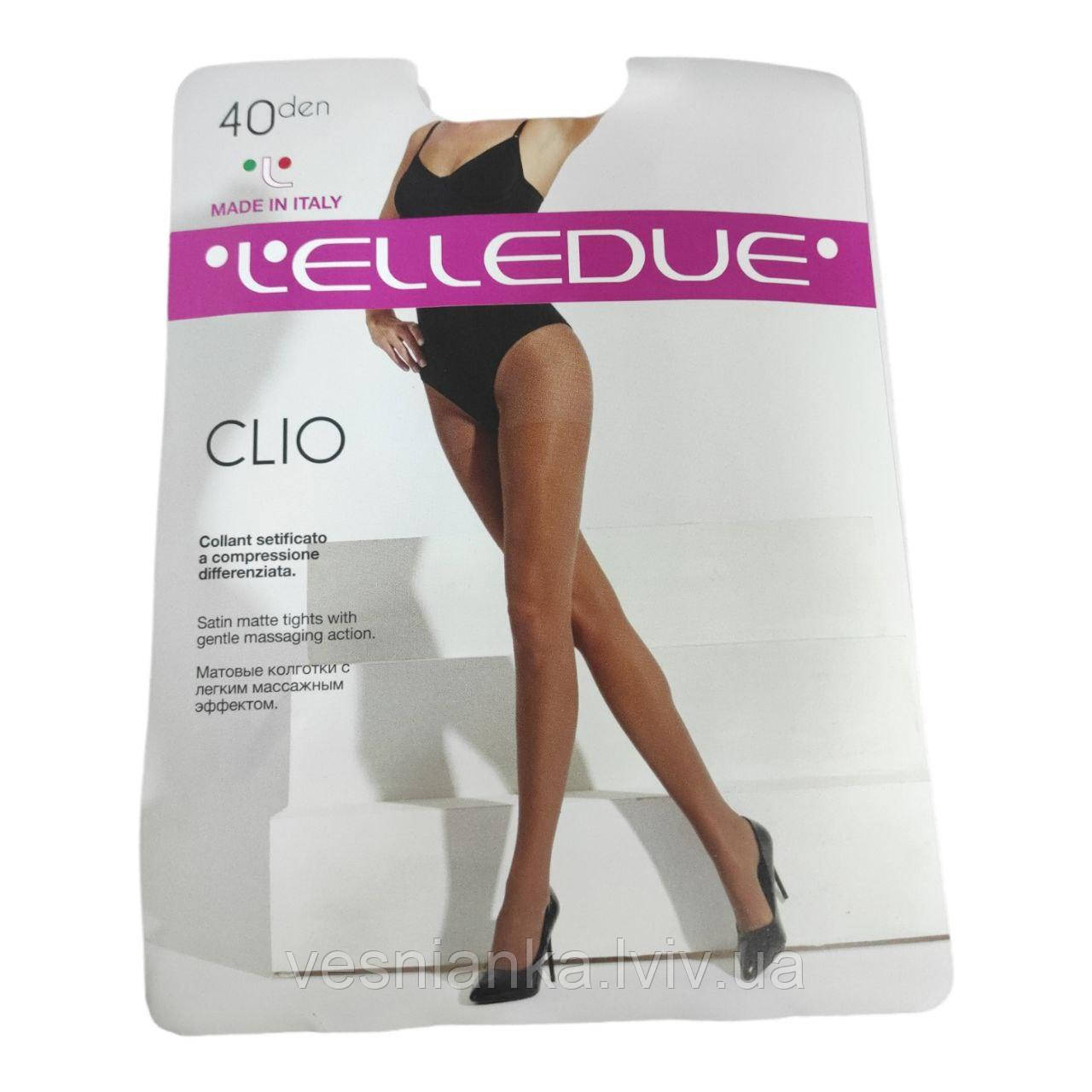 Колготки 40 den під загар Clio Elledue 4(р)