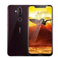 Смартфон нокиа черный с двойной камерой на 1 сим карту Nokia 8.1 (Nokia X7) TA-1131 4/64Gb copper REF