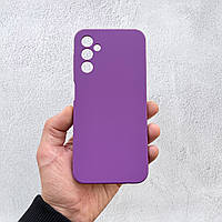 Чехол на Samsung Galaxy A14 Silicone Case сиреневый силиконовый / для Самсунг Гелекси А14