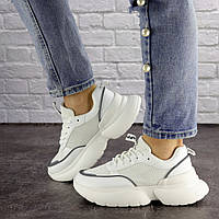 Женские кроссовки Fashion Choe 1583 37 размер 24 см Белый
