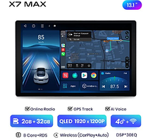 Junsun 4G Android магнітола Junsun Х7 - серії для автомобіля без рамки и продів X7 Max 2 ГБ ОЗП + 32 4G