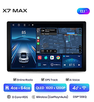 Junsun 4G Android магнітола Junsun Х7 - серії для автомобіля без рамки и продів X7 Max 4 ГБ ОЗП + 64 4G