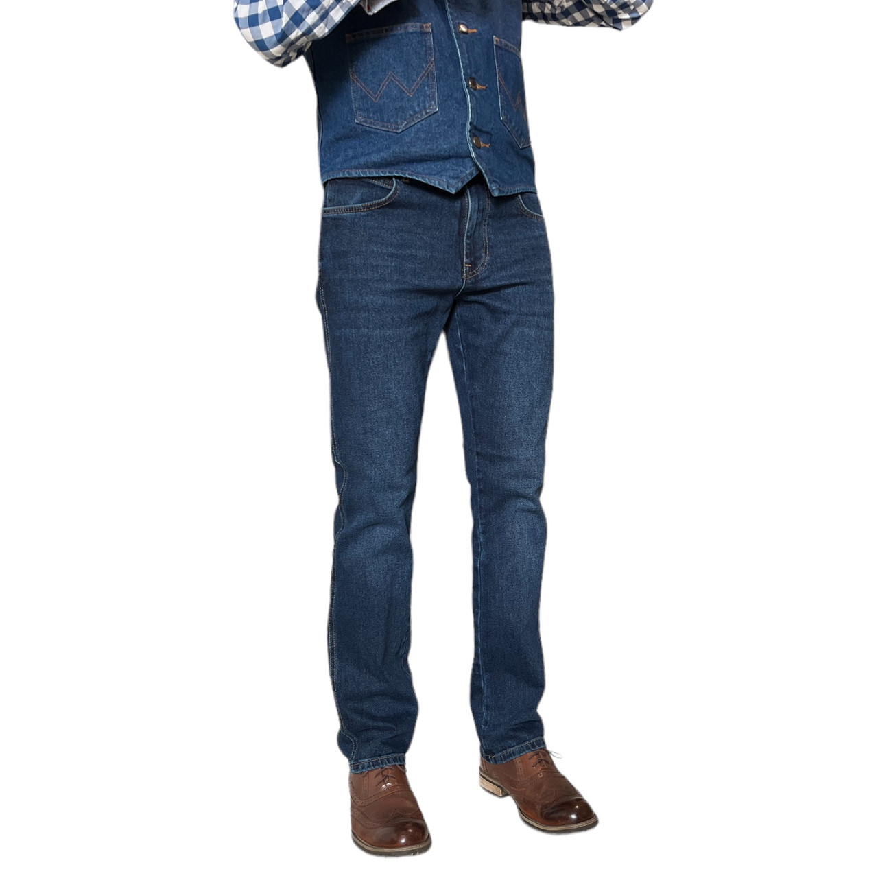 Джинси Wrangler Stretch Denim TTIM020070 - темно синій