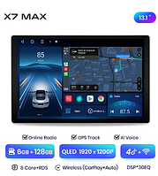 Junsun 4G Android магнітола Junsun Х7 - серії для автомобіля без рамки и продів X7 Max 6 ГБ ОЗП + 128 4G