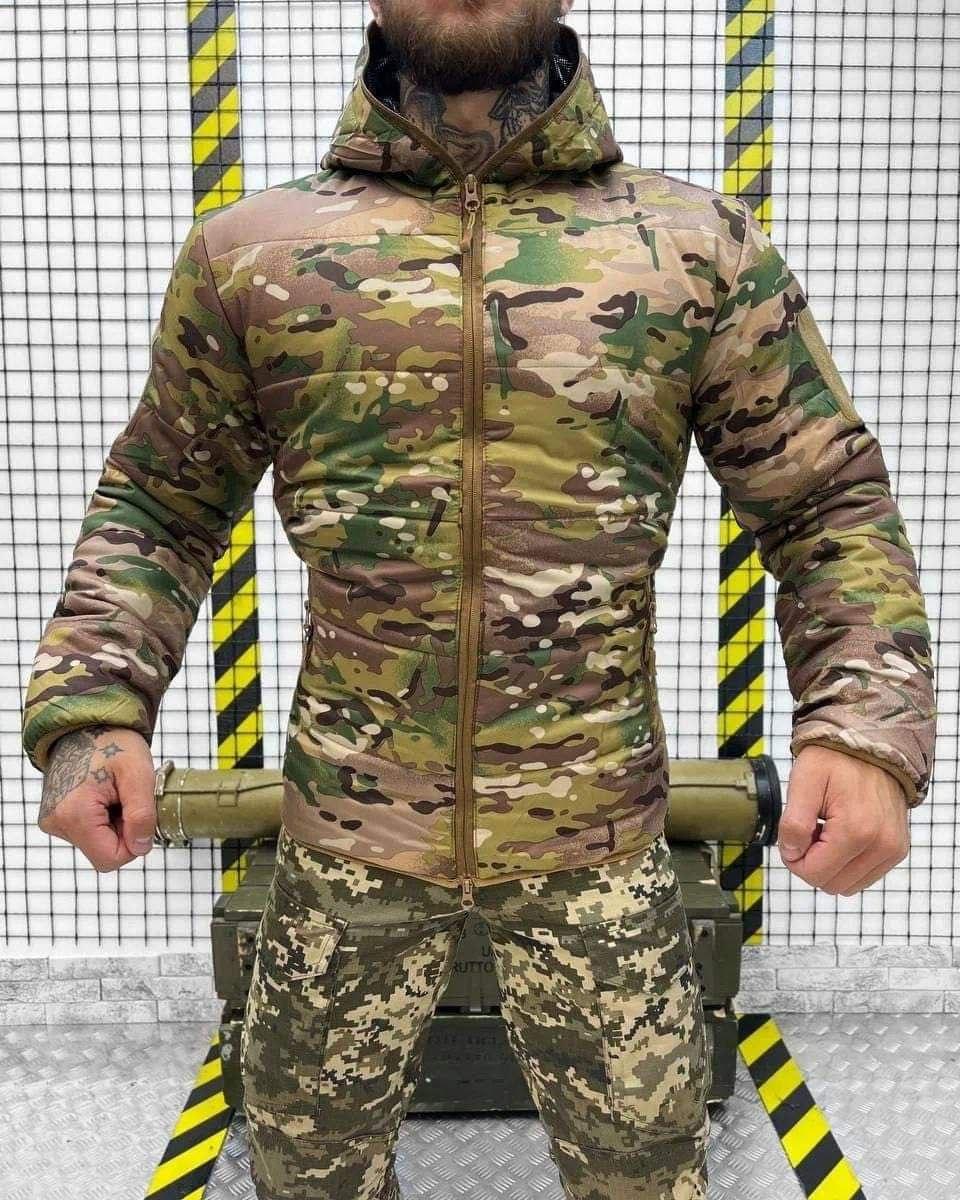 Куртка демісезонна з підкладкою omni-heat multicam