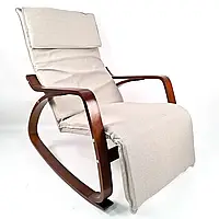 Крісло -гойдалка Avko ARC003 Walnut Beige