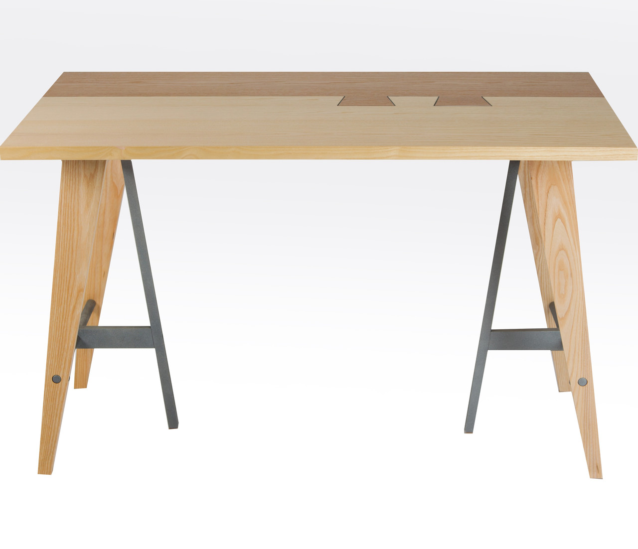 Стіл обідній не розкладний із натурального дерева Дублін колір ясен натуральний ТМ Мікс Мебель