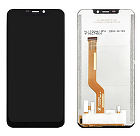 Дисплей (екран) для Oukitel C12 Pro + тачскрин, чорний