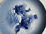 Колекційна, Фарфорова тарілка Снігері1976, фото 2