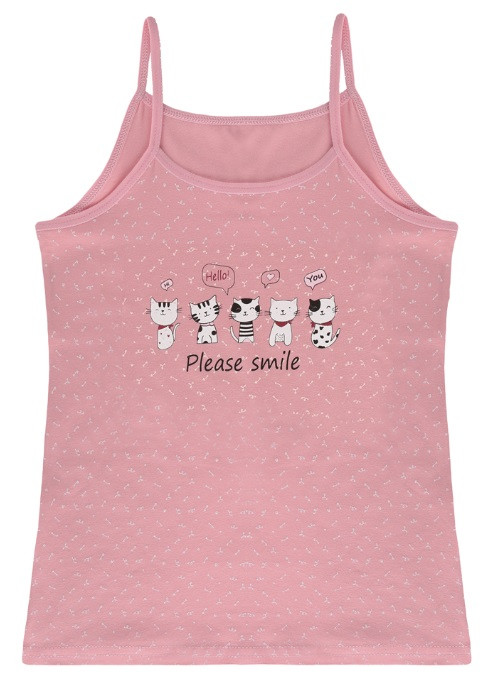 Майка для дівчинки "Cats", 0-1 рік (зріст 86-92)