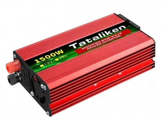 Перетворювач (інвертор) TATALIKEN 12V-220 V 1500 W, фото 1