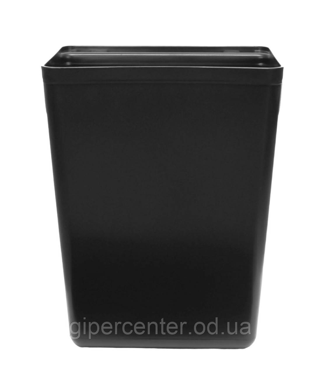 Ящик для збору сміття до сервісної візку One Chef (чорний пластик) (335 × 231 × 445 мм)