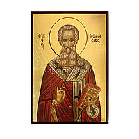 Икона Святой Преподобный Афанасий Афонский 14 Х 19 см