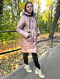 Зимове пальто для дівчинки "Жасмин" (140-158р)., фото 4