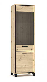 Пенал 1В1Д Велс Артісан/Венге (Меблі Сервіс)