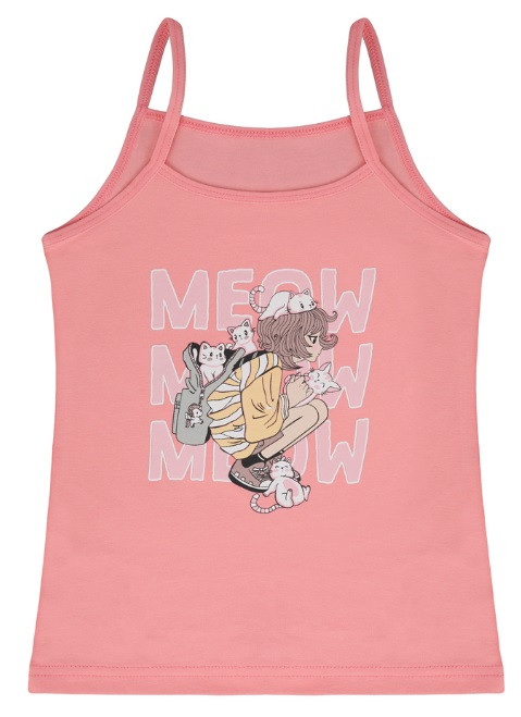 Майка для дівчинки "MEOW", 10-11 років (зріст 146-152)
