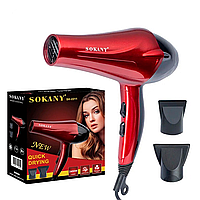 Фен для укладки волос на 2400 Вт Sokany SK-2211 / Мощный фен с функцией быстрой сушки