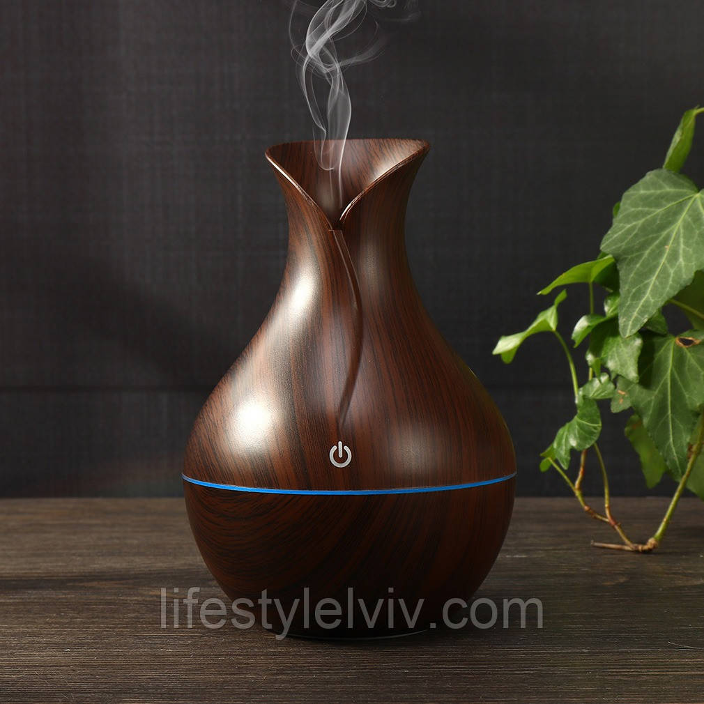 Зволожувач повітря нічник 130мл Humidifier Ultrasonic Aroma, від USB / Ультразвуковий зволожувач з підсвічуванням