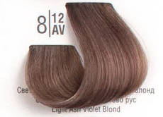 Фарба для волосся SpaMaster Болгарія-Франція Професійна фарба для волосся 100 МЛ 8/12AV Світлий холодний перламутровий блонд SPA Cream Color Професійний барвник для волосся
