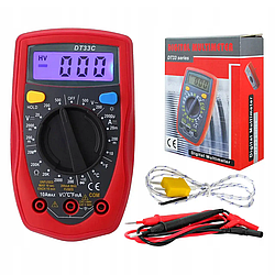 Цифровий мультиметр DT UT33C / Універсальний тест-мультиметр для вимірювання напруги