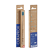 Дерев'яна зубна щітка Curaprox Wood Ultra Soft CS 4440 (блакитна), 1 шт